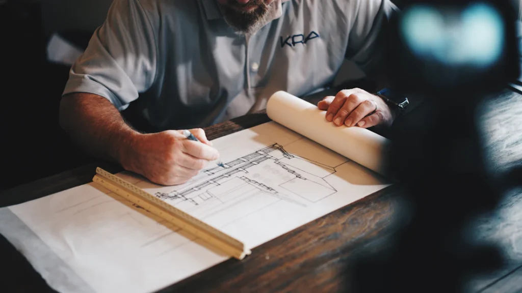 Commercial interior under construction in DFW